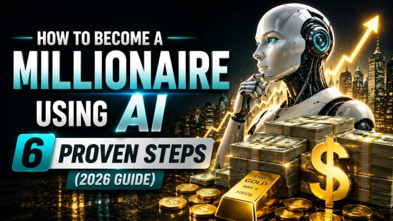 become a millionaire using AI