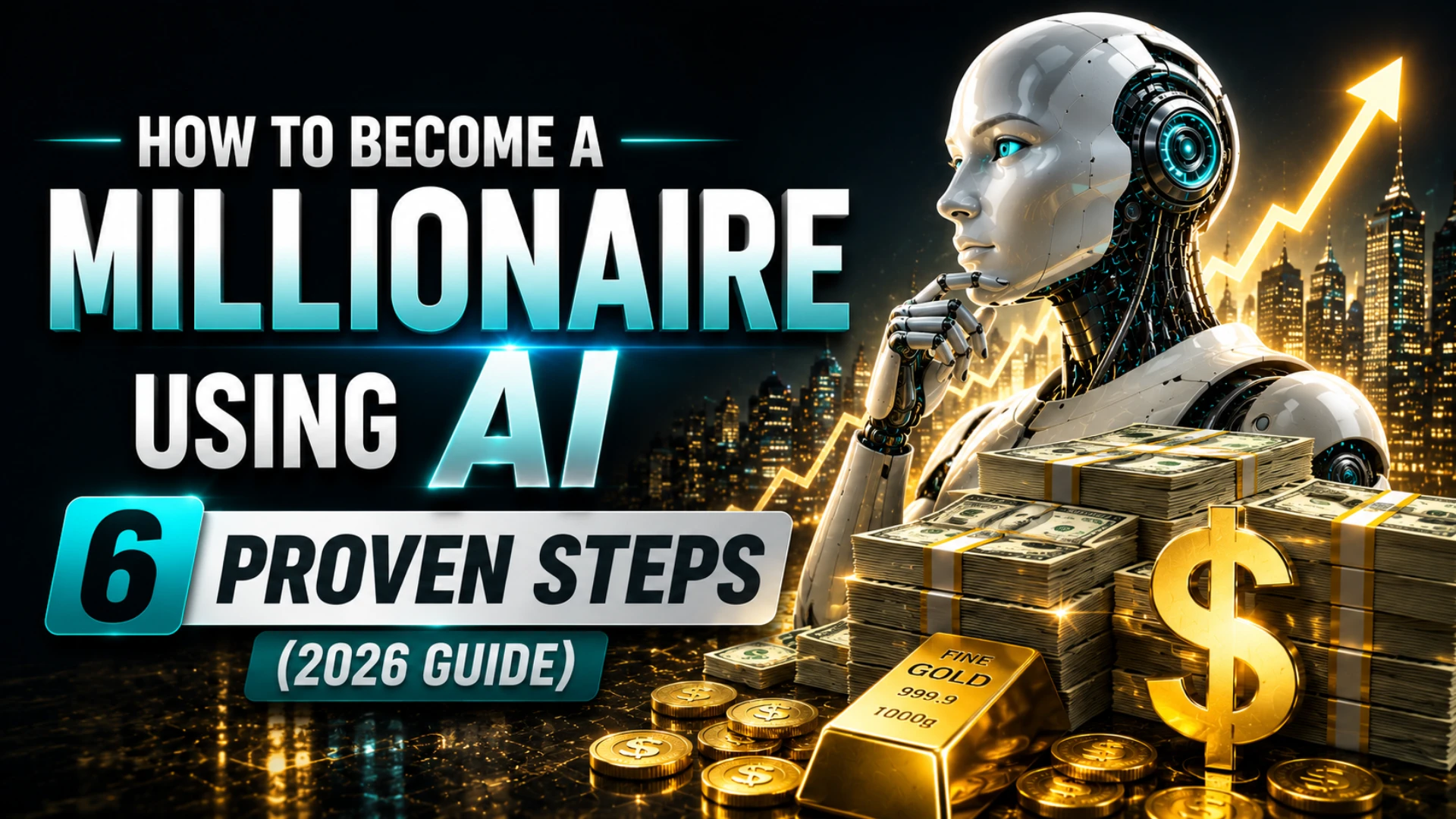 become a millionaire using AI