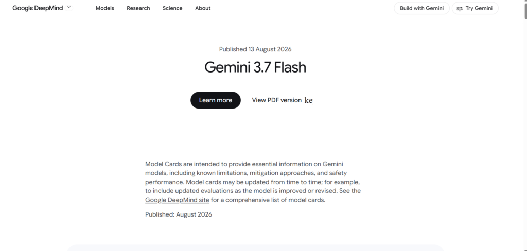 Gemini 3.7 Flash